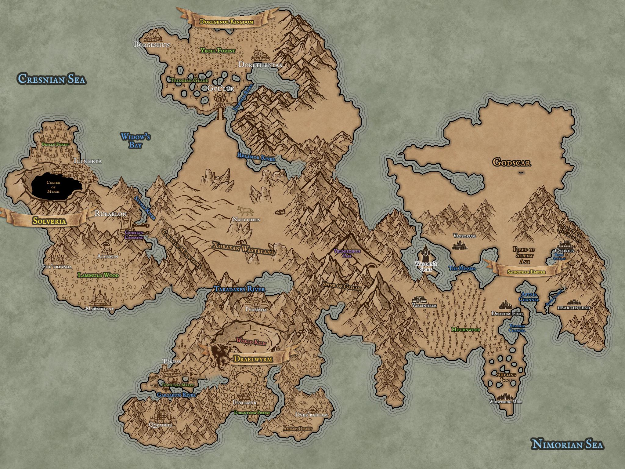 Inoeolyn World Map